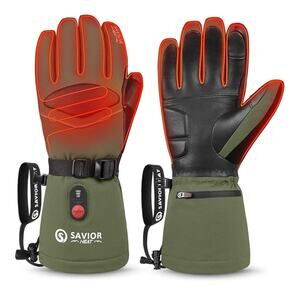 Savior Heat Heated Ski Gloves Small 7.4V Battery Waterproof Touchscreen